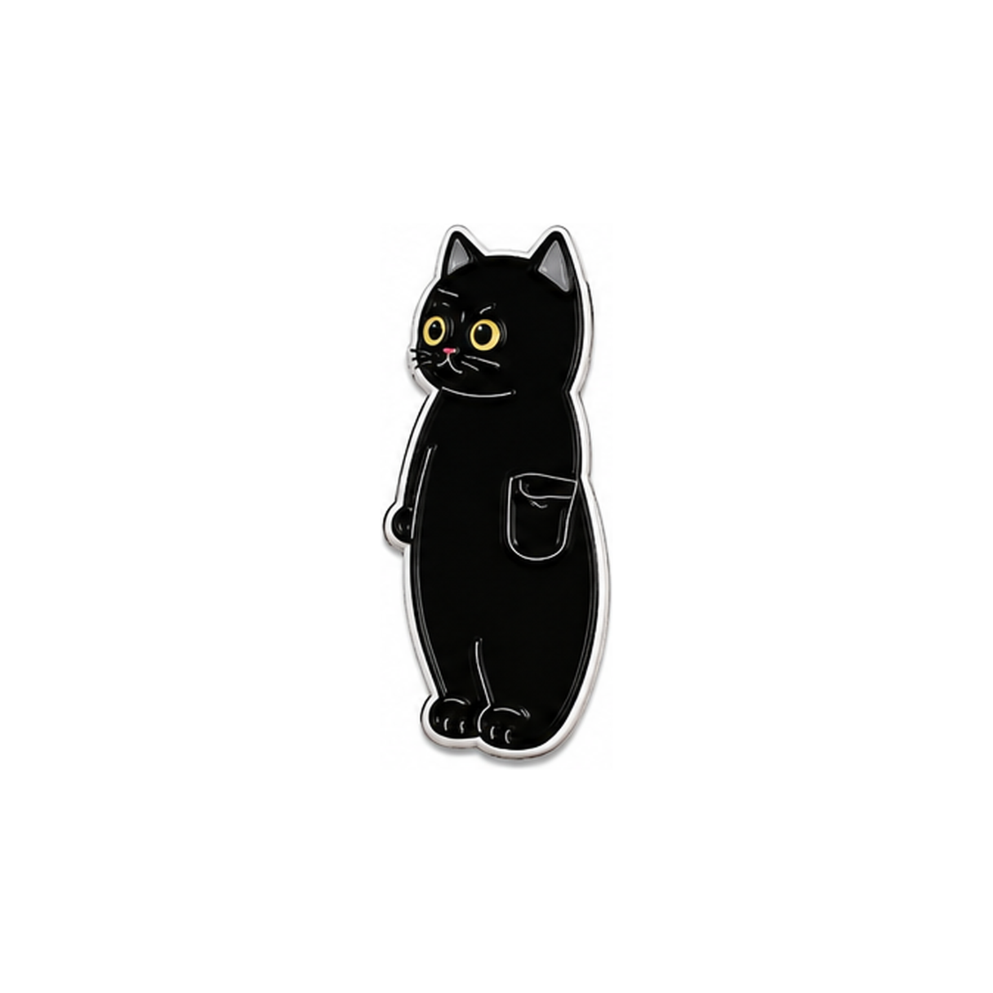 Standing Cat - Premium Metal Stickers | Phone, Laptop, Tablet & Tumbler Accessories