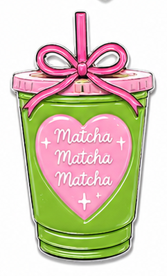 Matcha - Premium Metal Stickers | Phone, Laptop, Tablet & Tumbler Accessories