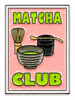 Matcha Club - Premium Metal Stickers | Phone, Laptop, Tablet & Tumbler Accessories