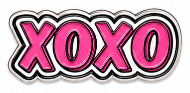 XOXO - Premium Metal Stickers | Phone, Laptop, Tablet & Tumbler Accessories