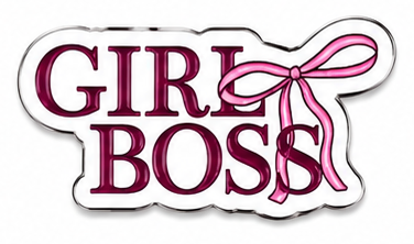 Girl Boss - Premium Metal Stickers | Phone, Laptop, Tablet & Tumbler Accessories