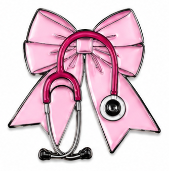 Medical Bow - Premium Metal Stickers | Phone, Laptop, Tablet & Tumbler Accessories
