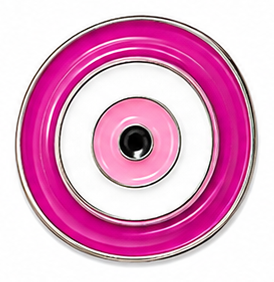 Evil Eye - Pink - Premium Metal Stickers | Phone, Laptop, Tablet & Tumbler Accessories