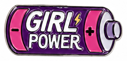 Girl Power - Premium Metal Stickers | Phone, Laptop, Tablet & Tumbler Accessories