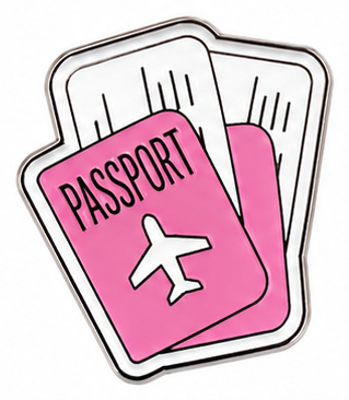Passport - Premium Metal Stickers | Phone, Laptop, Tablet & Tumbler Accessories
